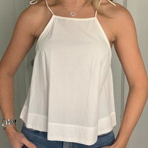 White Blouse Tank